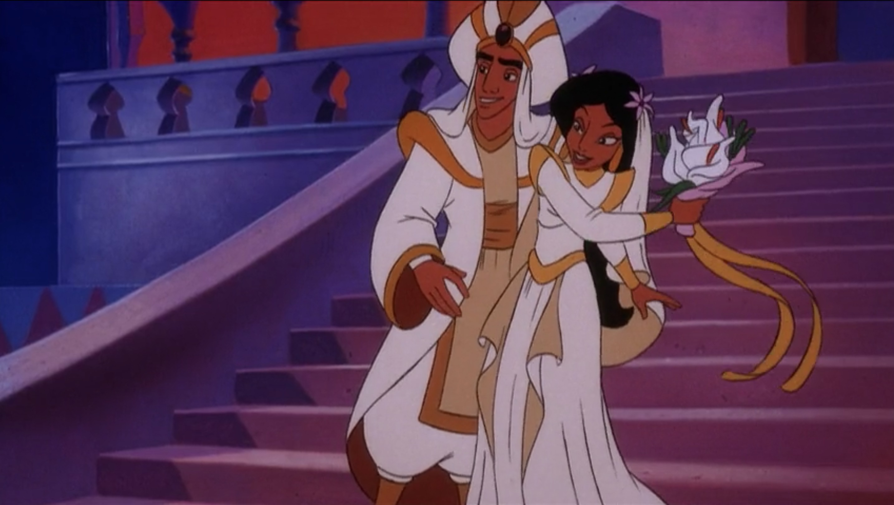 Princess Jasmine And Aladdin Wedding