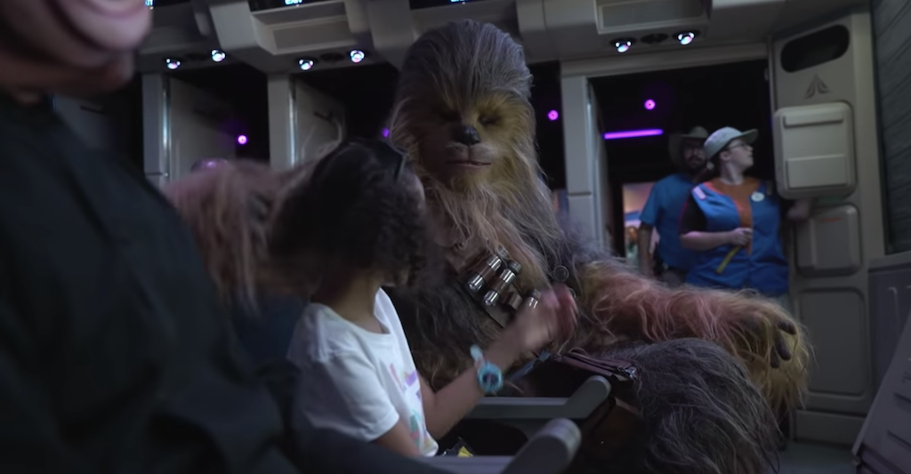 Chewbacca on Star Tours