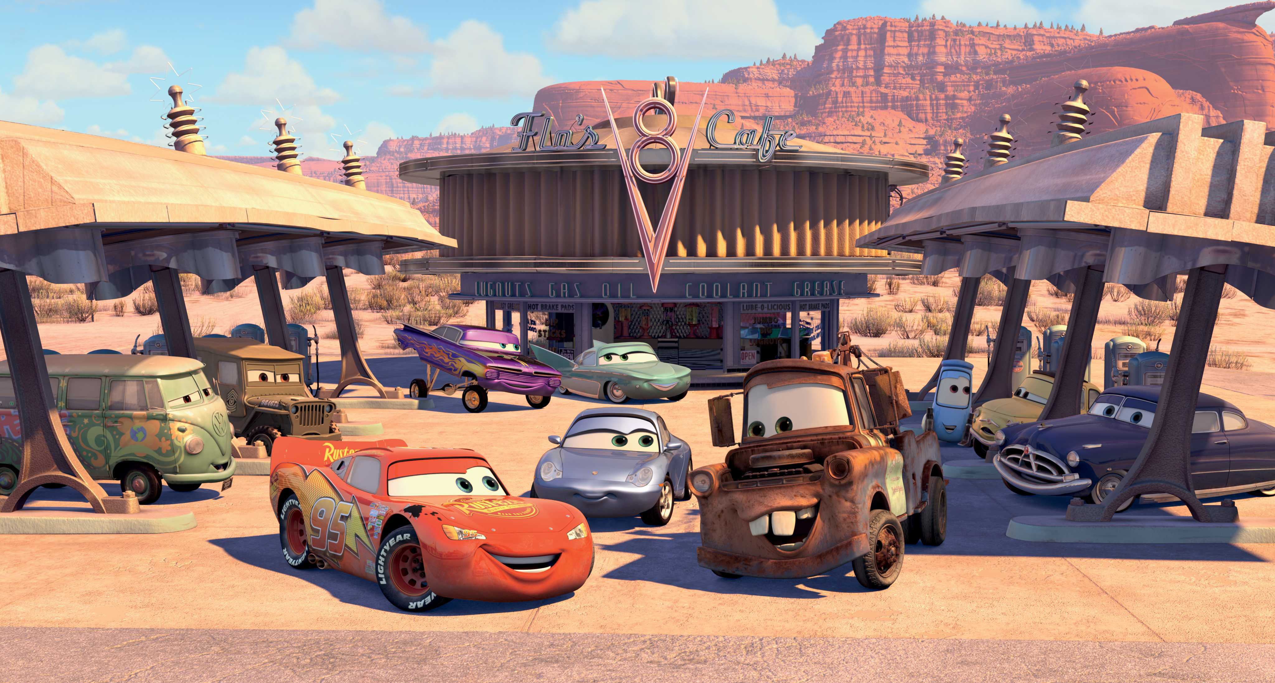 Which of the following Cars character is not featured in Paint the Night?