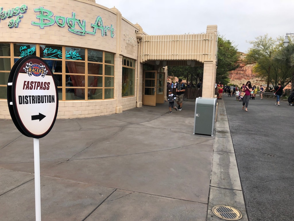 Radiator Springs Racers FastPass Distribution Moves to Carsland