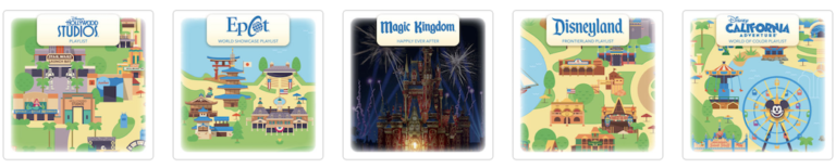 Disney Parks Curated Playlists