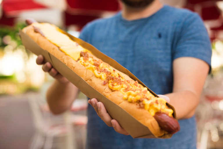 Two Foot Long Hot Dog at Casey's Corner?