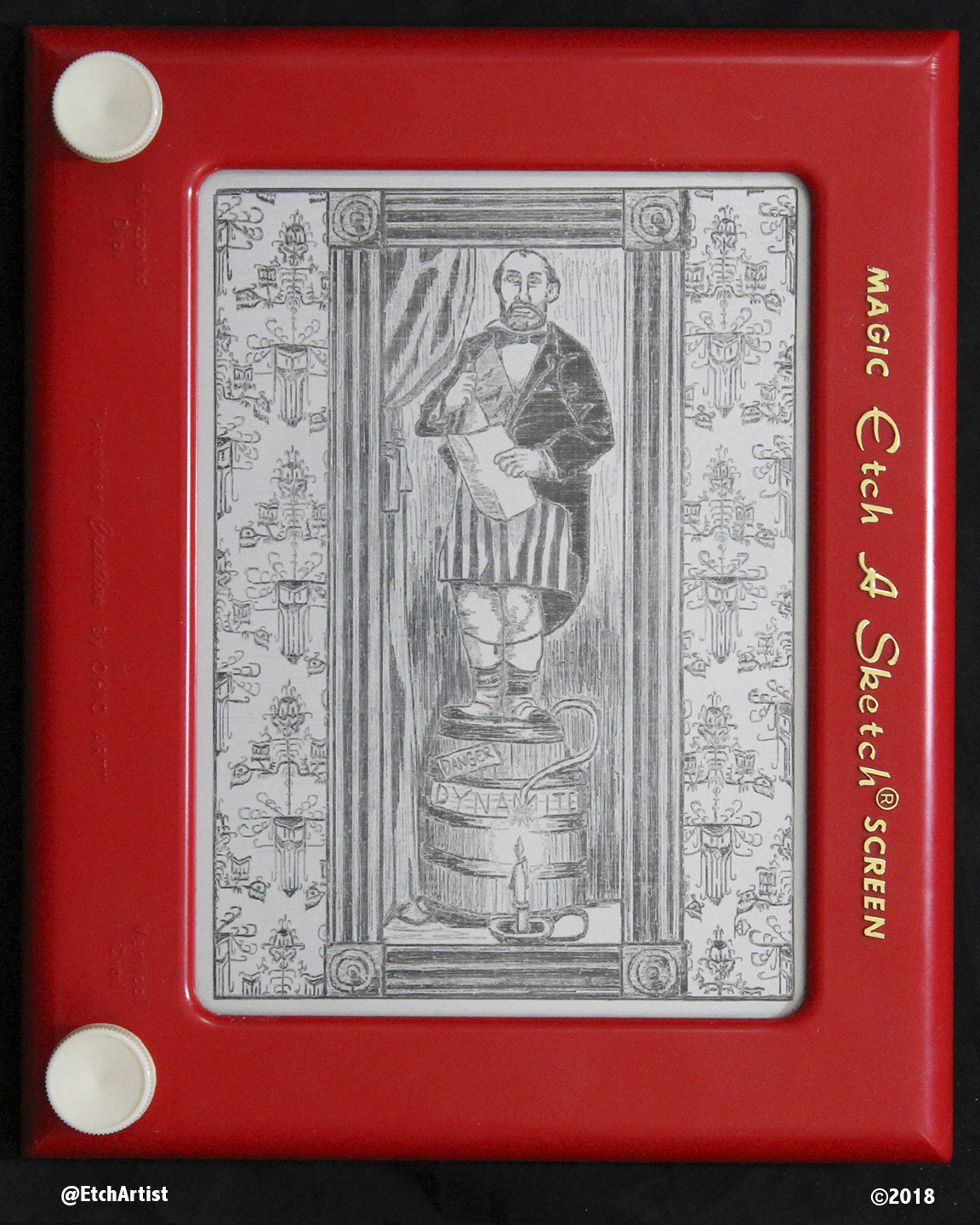 Etchartist Draws Disneyland Inspired Pictures Using An Etch
