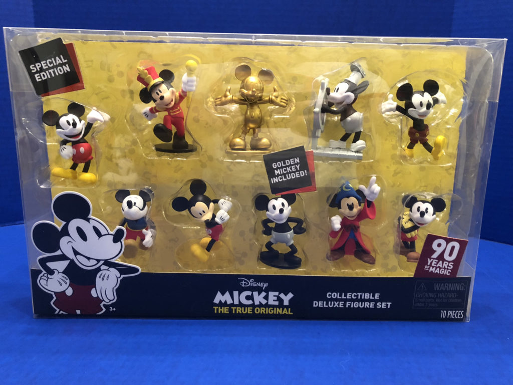 Disney Mickey Mouse 90 Years of Magic Collectible Deluxe 10pc Figure Set for sale online 