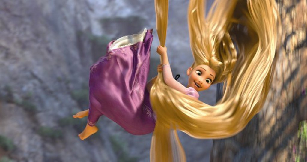 Rapunzel has A LOT of hair. How long are her golden locks?