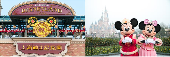 Set Of 2 Disney Shanghai China Napkins Rare & Collector Item 2019 New Unused WDW