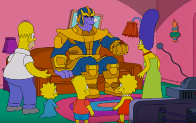 Thanos Visits "The Simpsons" for a Perfectly Balanced Couch Gag