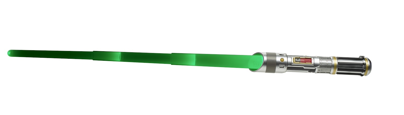 green lightsaber toy