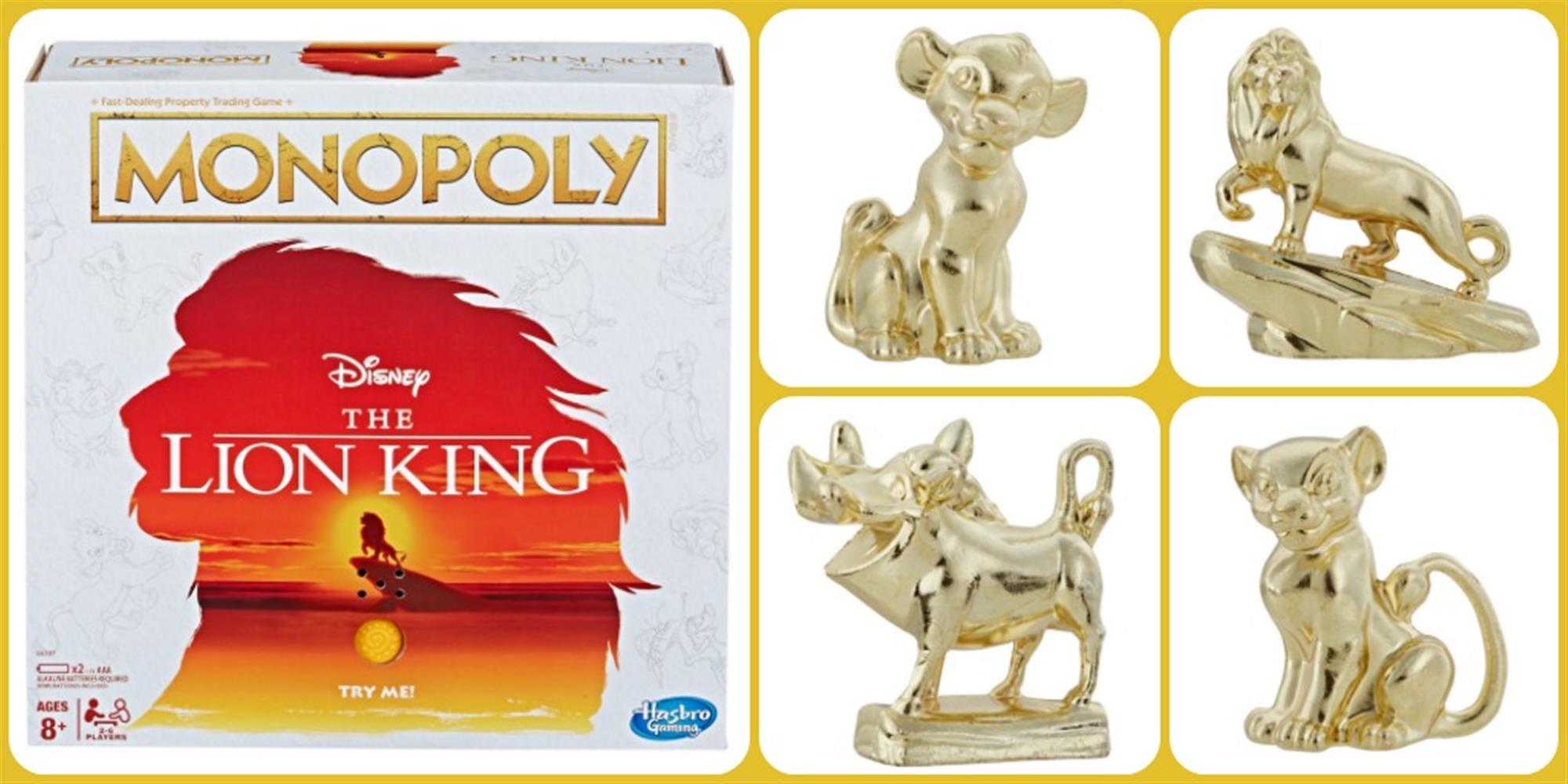 Monopoly Game Disney The Lion King Edition Family Board Game 