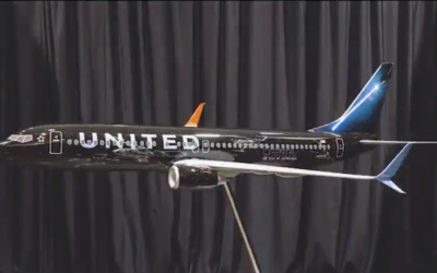 United Airlines Teases "The Rise of Skywalker" Themed Plane Exterior