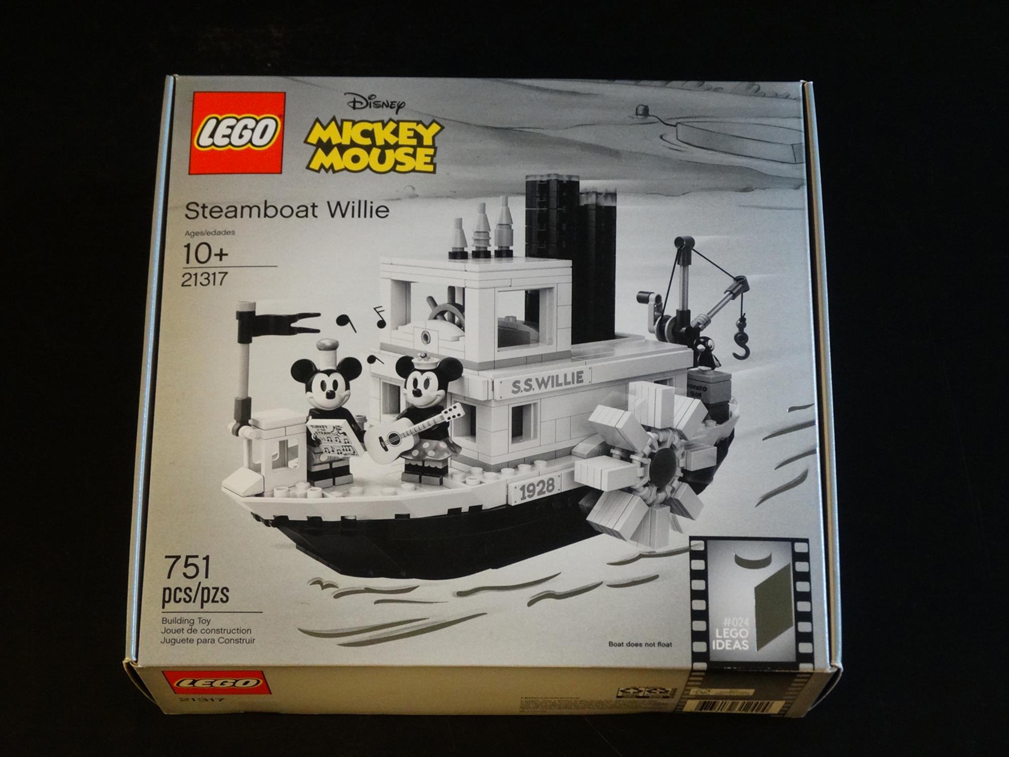 Disney Steamboat Willie 21317 New 2019 Ideas Mickey Mouse Set 751pcs 