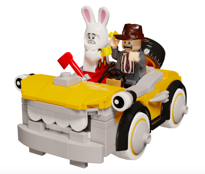 Who Framed Roger Rabbit" LEGO Set Idea Created by LEGO Steamboat Willie Designer LaughingPlace.com