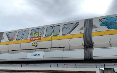 "Toy Story 4" Monorail Debuts at Walt Disney World