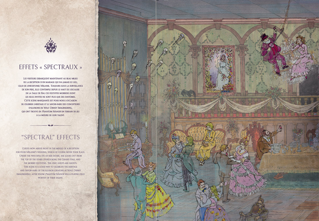 Disneyland Paris Phantom Manor Buch zur Attraktion