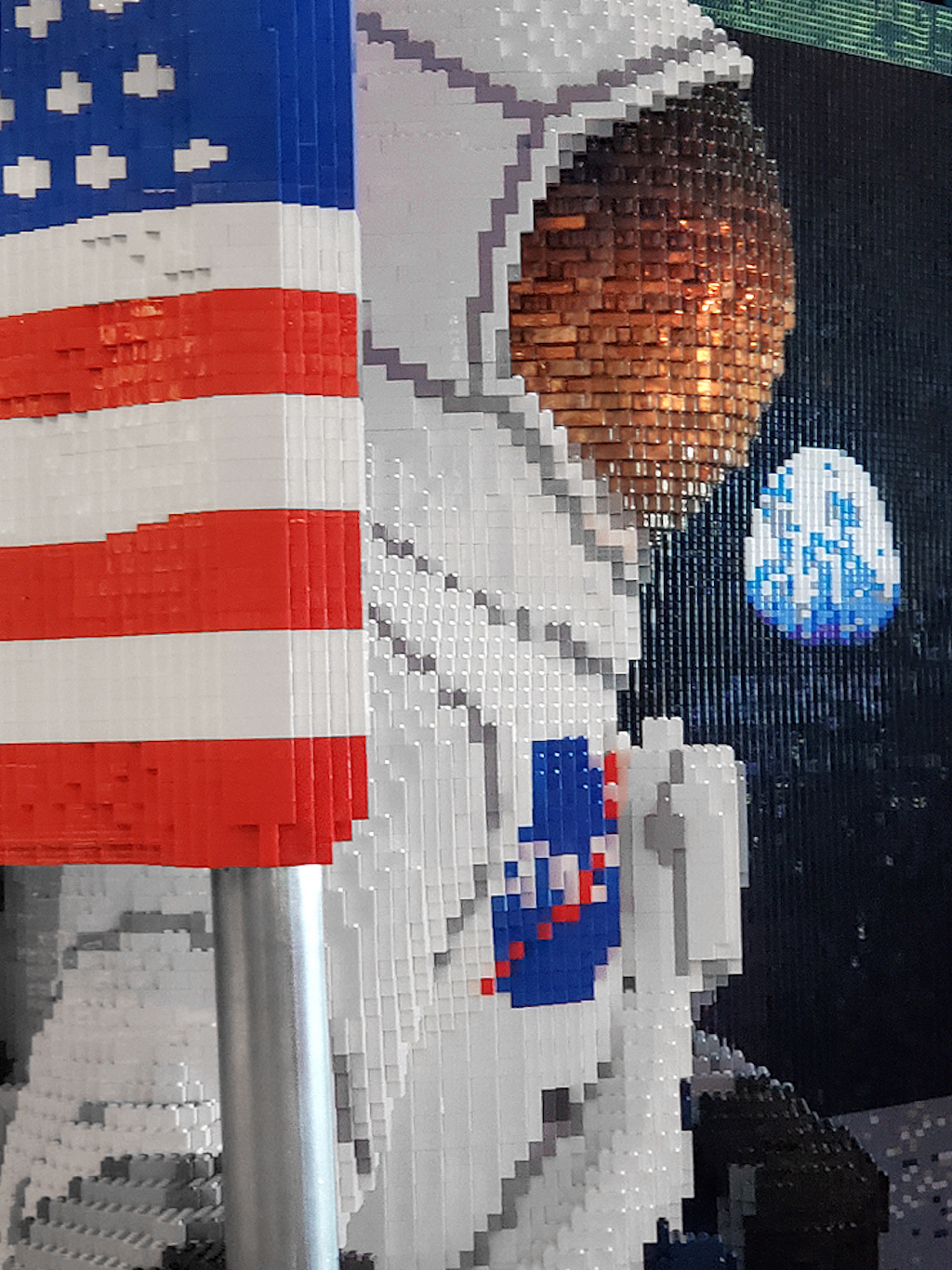 LEGO Built a Life-Sized Astronaut Model to Celebrate the 50th Anniversary  of Apollo 11