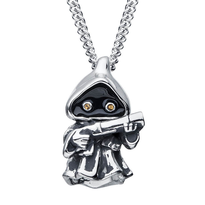 A Jawa necklace from the new RockLove X Star Wars collection.