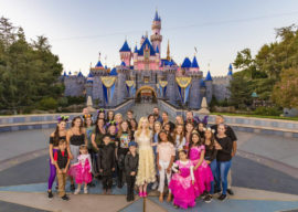 Elle Fanning Surprises Guests at Disneyland Resort During "Maleficent: Mistress of Evil" Sneak Peek