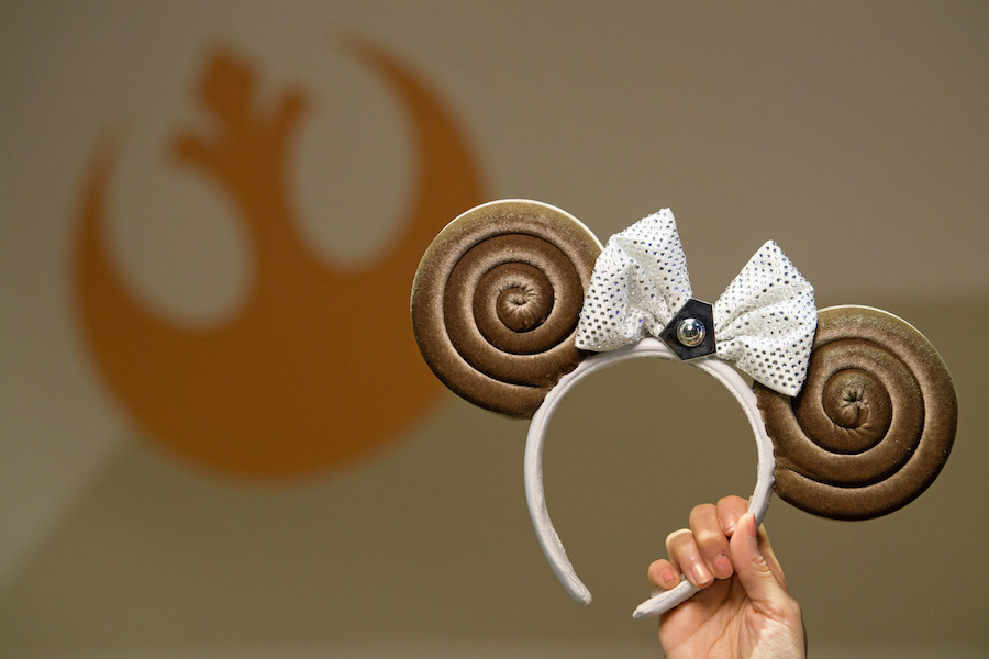 Princess Leia Bun-Inspired Minnie Ear Headband