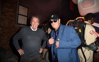 Dan Aykroyd and Ivan Reitman Visit Ghostbusters Halloween Horror Nights Maze at Universal Studios Hollywood
