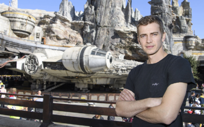 Hayden Christensen Visits Disneyland's Star Wars: Galaxy's Edge