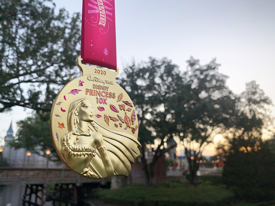 10k 2020 Disney Princess Half Marathon Weekend medal