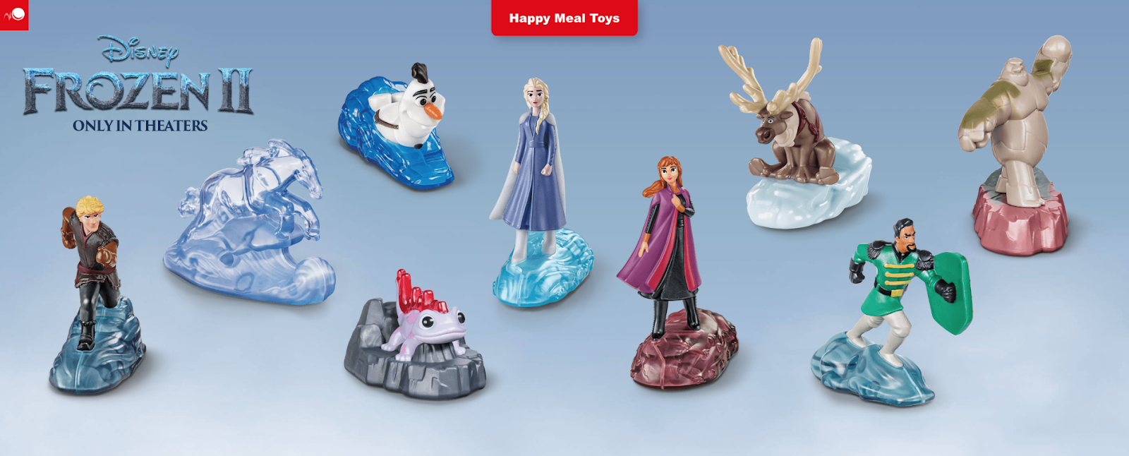 2019 McDonalds Happy Meal Toys Frozen Elsa 