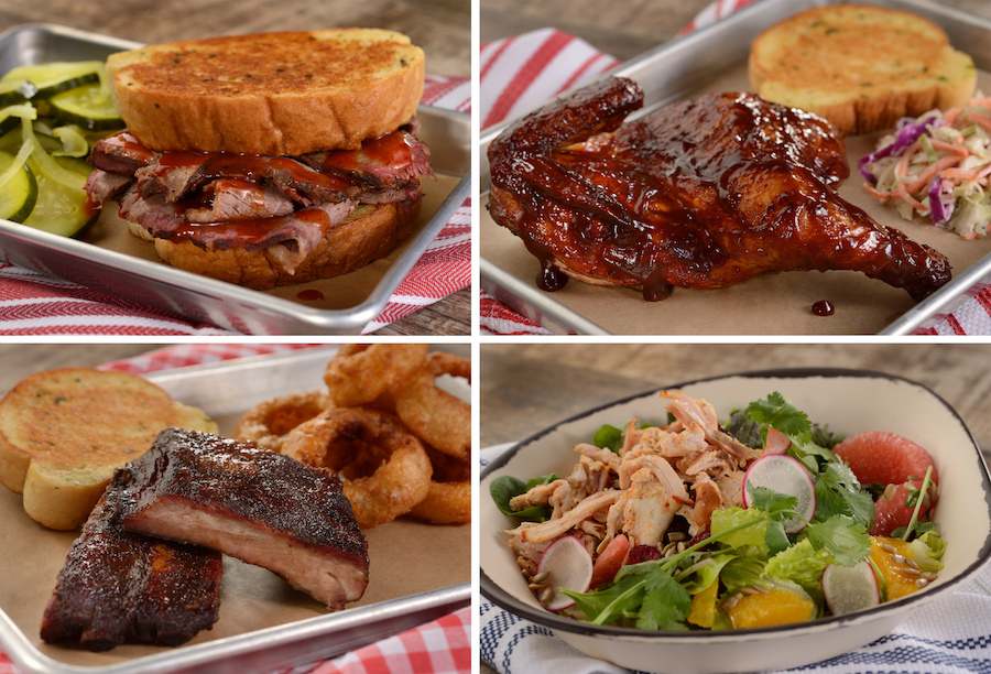 Entrees from Regal Eagle Smokehouse at Epcot
