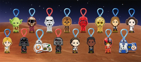 Details about   McDonald's 2019 STAR WARS Rise of SKYWALKER ClipOn KEYCHAIN Hologram YOUR CHOICE 