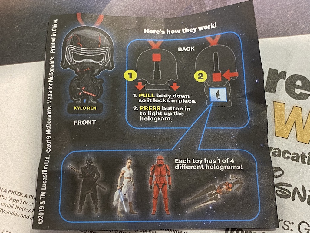 Star Wars The Rise Of Skywalker Happy Meal Toys Land At Mcdonald S