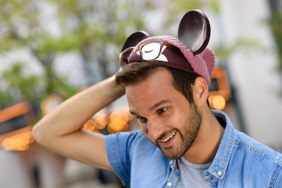 Disney Parks Designer Collection Hipster Mickey Mouse ear hat