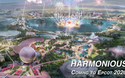 Floating Platforms Arrive at Epcot for Upcoming Nighttime Spectacular "Harmonious"