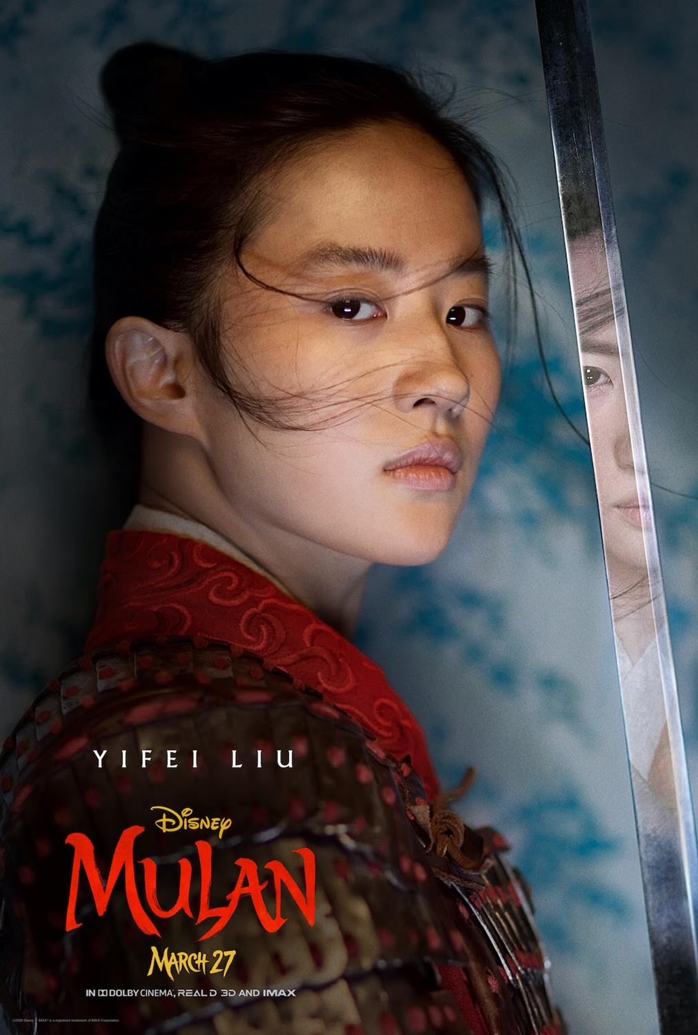 Movie Mini Poster 2020 film : Mulan Flyer chirashi