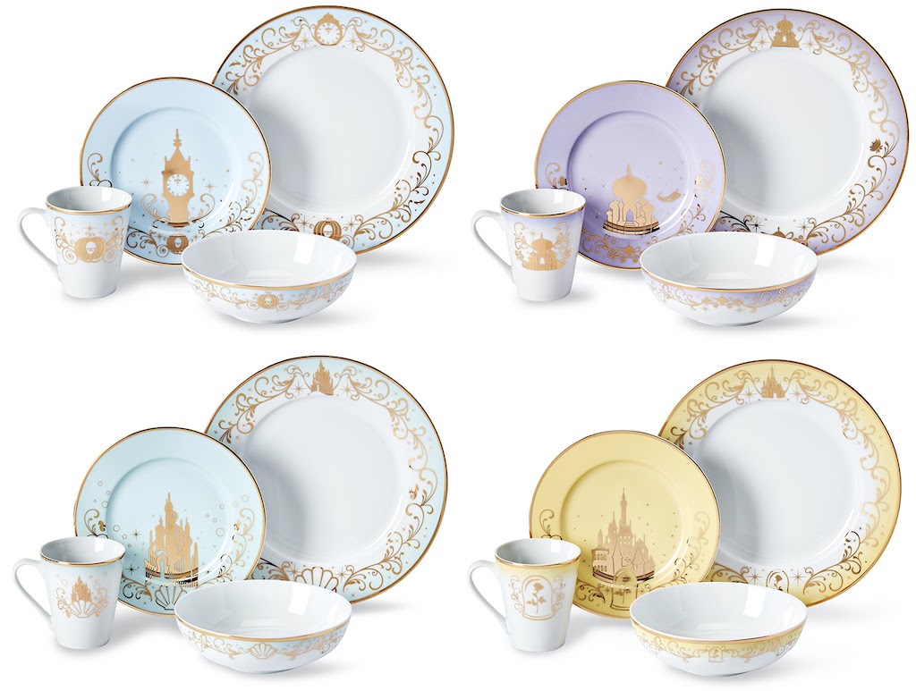 2014 Tokyo Disney Resort Cinderella Glass & Plate Set Made in Japan Dish saucer