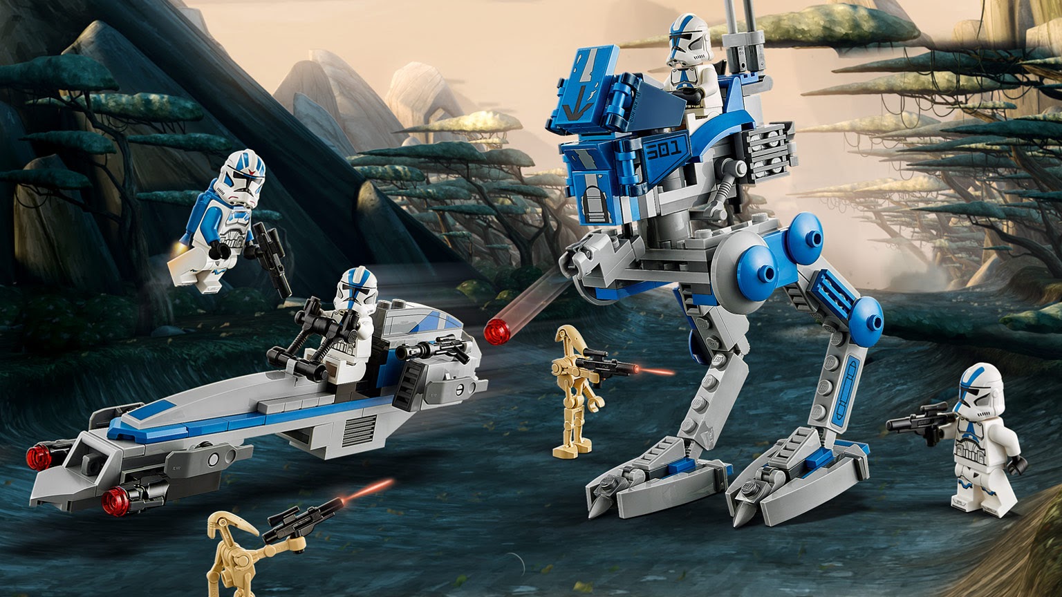 Lego ® set 75280 Disney Star Wars 501st legión Clone Troopers