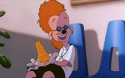 Bret Iwan Shows Fans of "A Goofy Movie" How To Build Their Own Leaning Tower of Cheeza