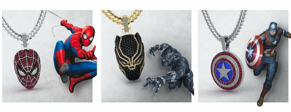 Marvel Spider-Man Necklace Set