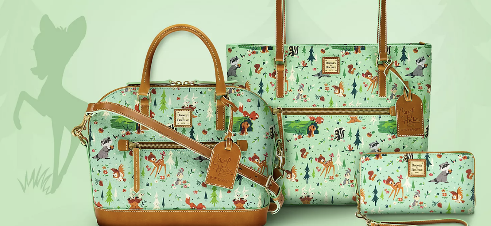 Bambi and Friends Dooney & Bourke Collection Bounds on to shopDisney