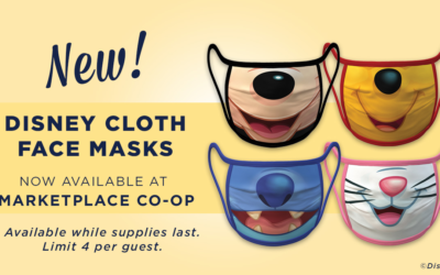 Character-Themed Face Masks Now Available at Marketplace Co-Op at Disney Springs