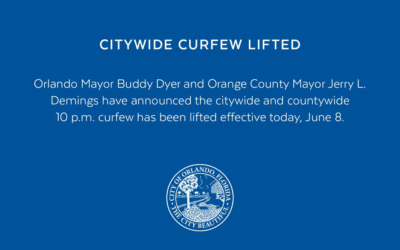Recently Implemented Curfew in Orange County, FL Has Been Lifted, Effective Immediately