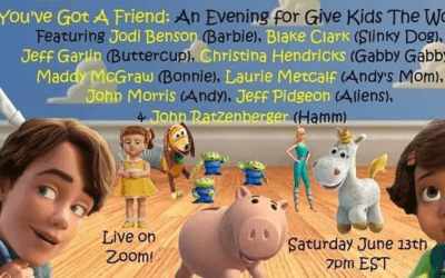 "You've Got a Friend: An Evening For Give Kids The World" Virtual Charity Event Takes Place Saturday, June 13th