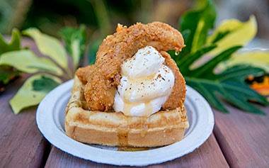Chicken and Waffle at SeaWorld's Seven Seas Food Festival