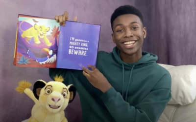 Niles Fitch Reads a "Lion King" Book on Disney's YouTube Channel