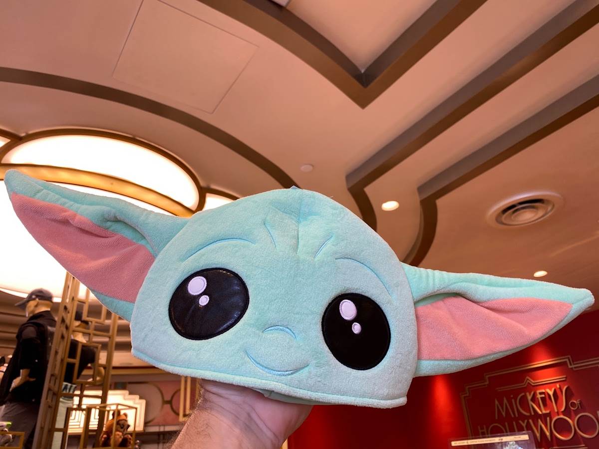 Baby Yoda Infant Onesie, Adult Hat Debut at Disney World