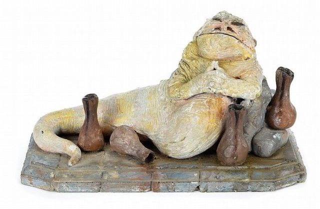 Origina Jabba the Hutt maquette sculpture by Phil Tippett