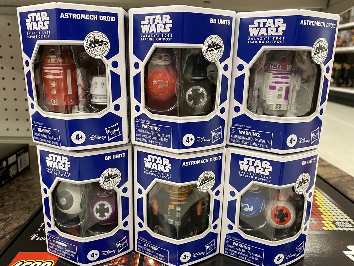 Star Wars Galaxy's Edge Trading Outpost Choose Your Astromech Droid & BB Units 