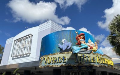 Billboards on Voyage of the Little Mermaid Soundstage Removed