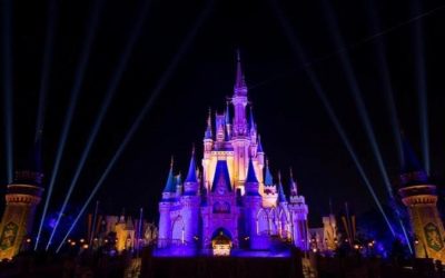 Cinderella Castle Lights Up in Purple and Gold to Celebrate Lakers' NBA Championship
