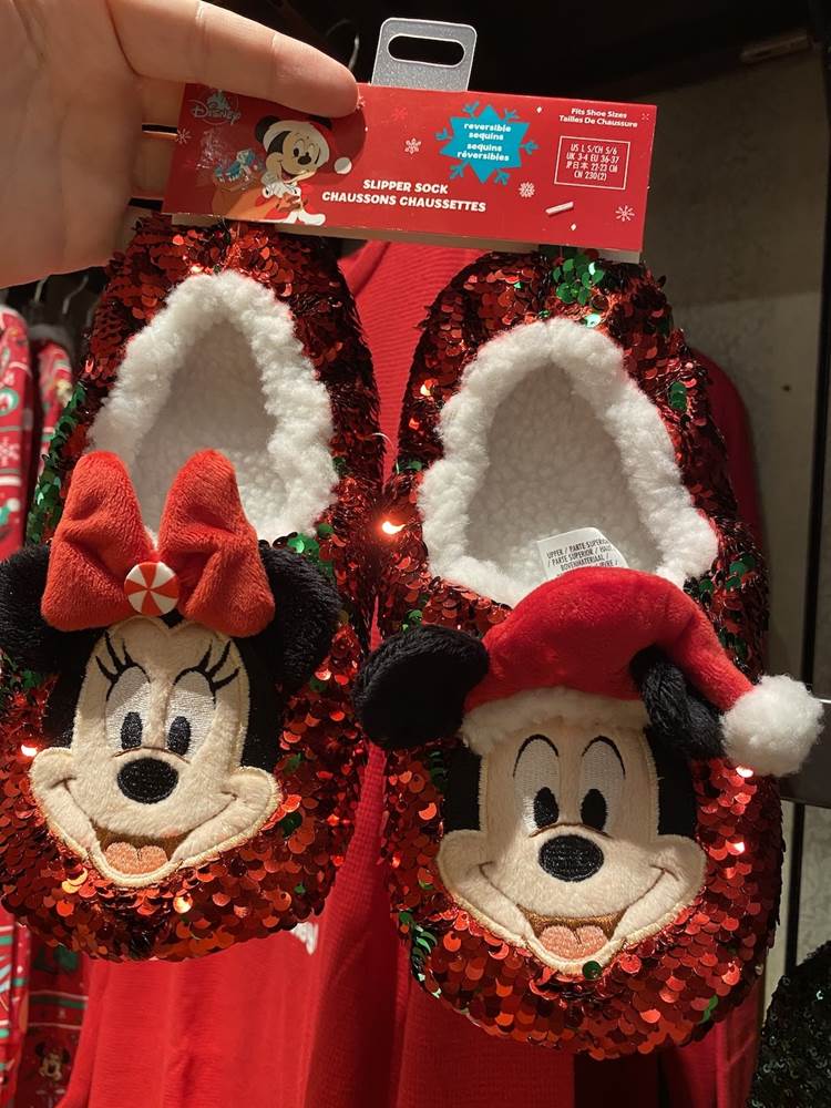 Disney christmas slippers Clearance