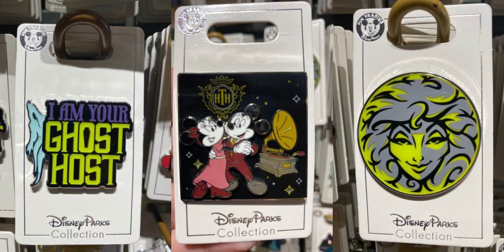 Madame Leota, Hatbox Ghost, and More Haunted Mansion Pins Join New