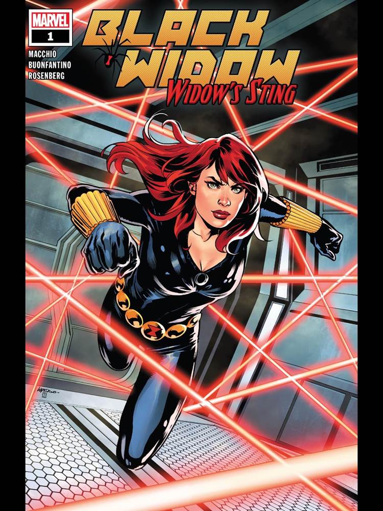 Maglietta Marvel Black Widow Unisex-Adulto In Cotone Biologico